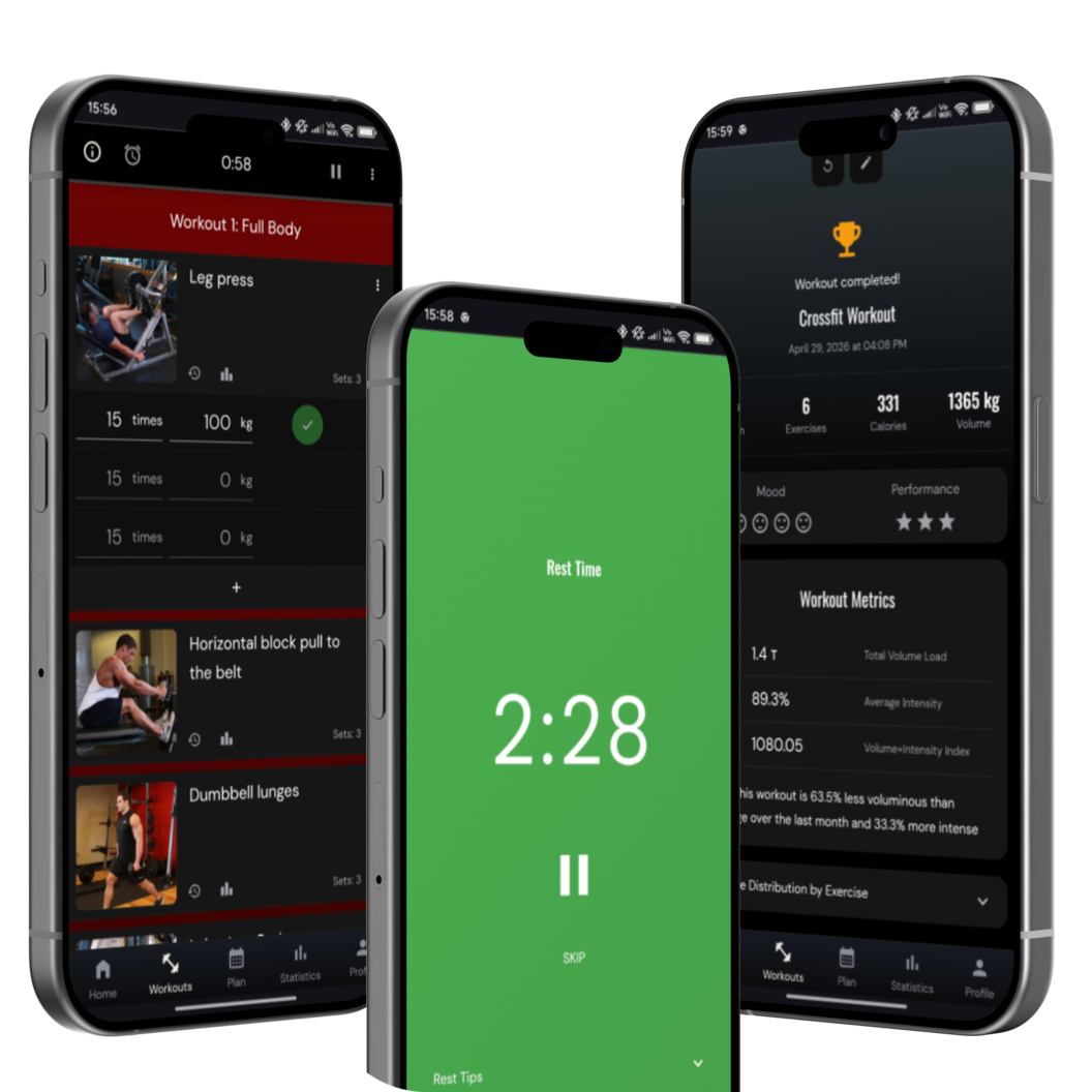 FitMe - Fitness app for workouts