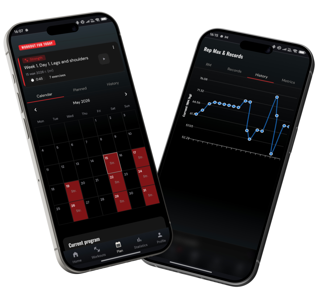 FitMe - Fitness app for workouts
